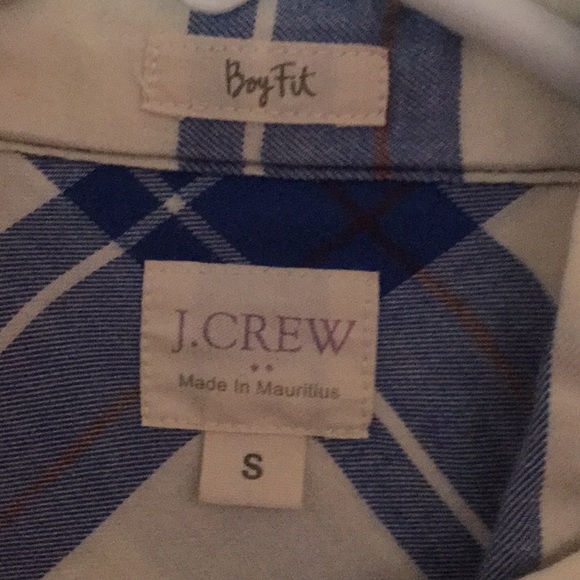 J. Crew Flannel Shirt Size Small - Picture 3 of 4